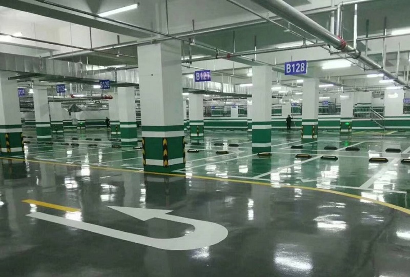 Use of epoxy floor glue